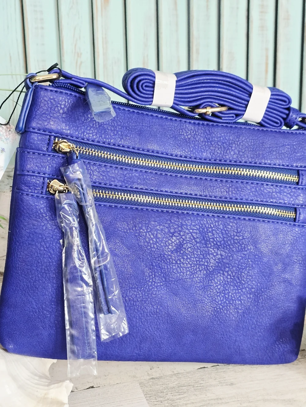 Brentano Convertible Crossbody Bag in Royal Blue - Picture 3 of 5